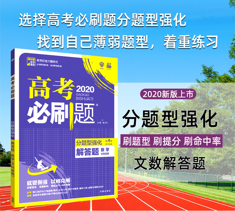 文数大题2020版 高考必刷题分题型强化专项训练解答题文科数学 全国卷通用版 理想树6.7自主复习高三高考总复习教辅辅导资料书