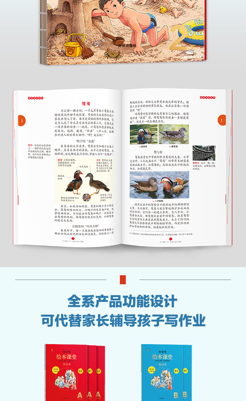 2020新版小学生绘本课堂年级阅读二年级下 开明出版社阅读理解训练语文部编版课外阅读训练2年级语文教材同步拓展阅读辅导资料书