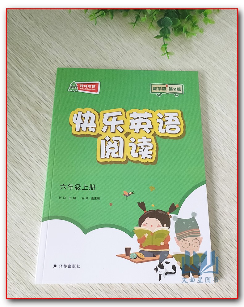 版6年級上下譯林出版社六年級課外讀物小學生輔導書小學英語快樂閱讀