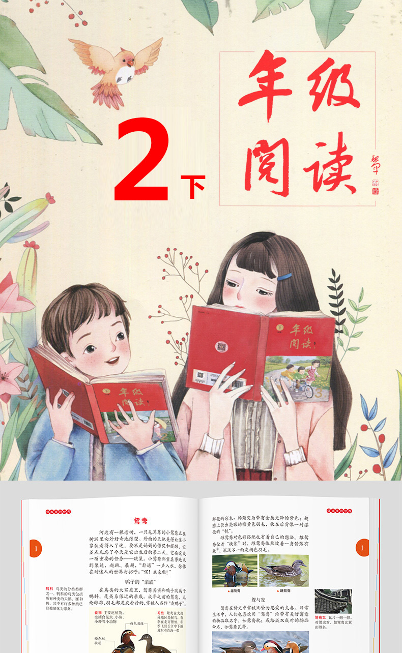 2020新版小学生绘本课堂年级阅读二年级下 开明出版社阅读理解训练语文部编版课外阅读训练2年级语文教材同步拓展阅读辅导资料书