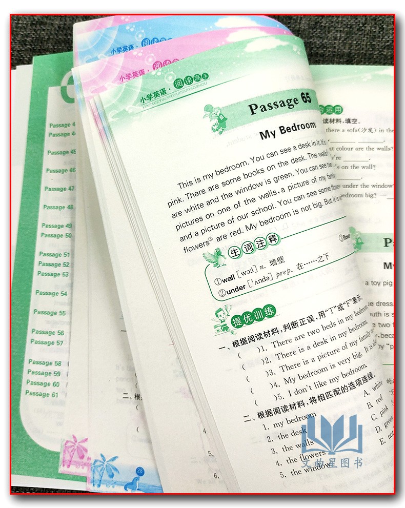 2020年春雨教育 实验班小学英语阅读高手 课外阅读提优训练 3年级三年级上下册80篇新课标 阅读新概念 美文大闯关课时课外阶梯阅读