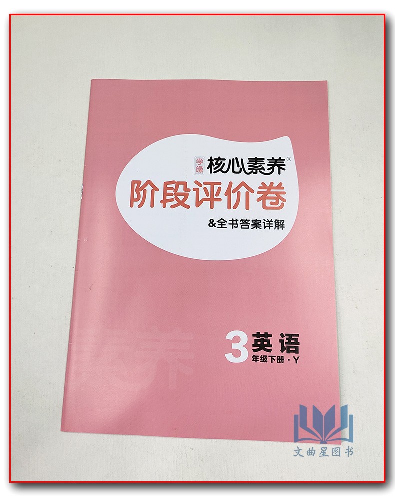 2020年春核心素养天天练三年级下册英语译林版YL版 同步训练辅导资料3年级下小学教辅全彩设计素养提升课时练重点练阶段测层层递进