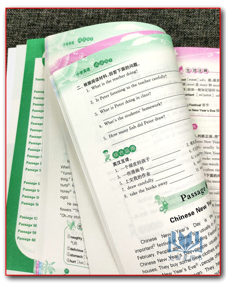 2020版 春雨教育 实验班小学英语阅读高手 课外阅读提优训练 4年级 四年级 80篇新课标  阅读新概念 美文大闯关 江苏人民出版社