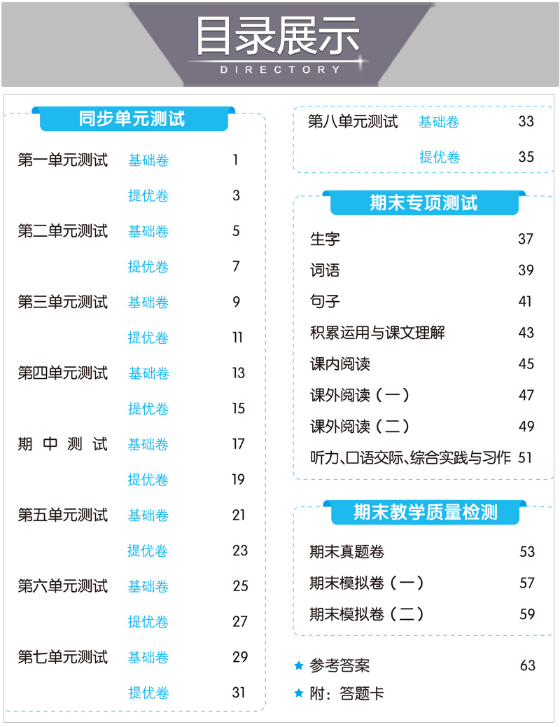 2020年53全优卷五年级上册语文数学英语全套人教版同步训练小学生5学期5 3五三试卷测试暑假5.3卷子模拟人教练习题天天练语数英外