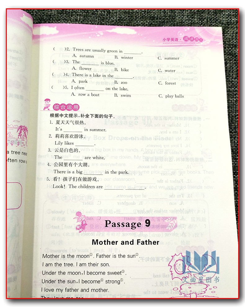 2020年春雨教育 实验班小学英语阅读高手 课外阅读提优训练 3年级三年级上下册80篇新课标 阅读新概念 美文大闯关课时课外阶梯阅读
