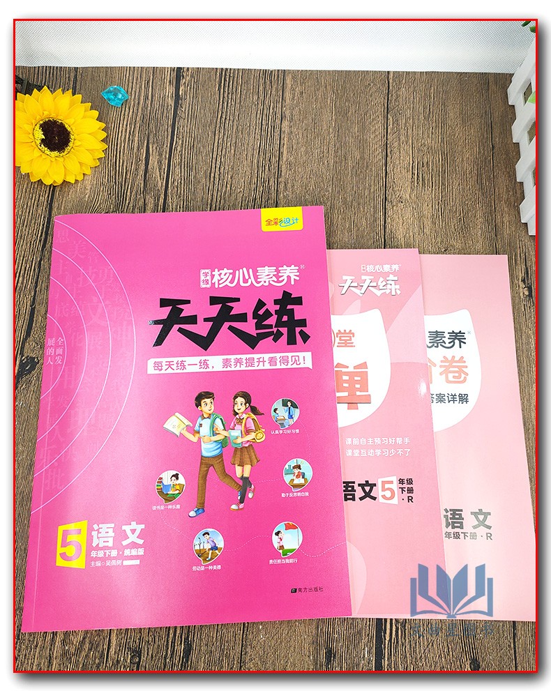 2020年春核心素养天天练 五年级下册语文部编版人教版R小学5年级下同步训练辅导资料全彩设计 素养提升课时练重点练阶段测层层递进