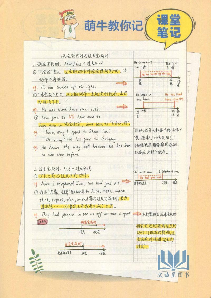 英语学霸笔记本课堂积累错题笔记护眼本赠涂色学习卡80g道林纸护眼易书写精致实用主编牛胜玉PASS绿卡图书辽宁教育出版社