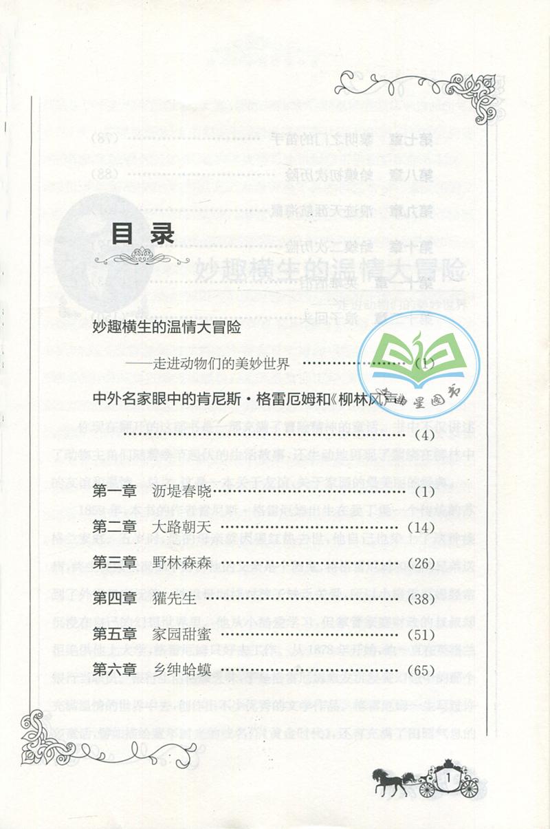 全新正版 现货 春雨经典 中外文学精品廊 世界动物故事精品廊 柳林风声 英 肯尼斯·格雷厄姆 著 青少年彩绘版 江苏人民出版社