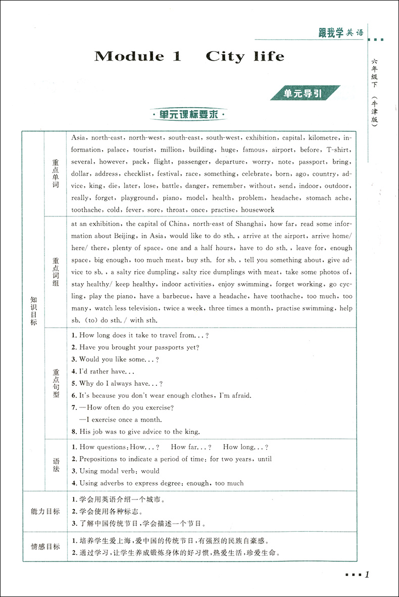 正版现货 跟我学六年级下英语N版 6年级下/第二学期 上海小学教材全析全解 教材全解课后练习题课本全解教材知识讲解 小学寒假作业