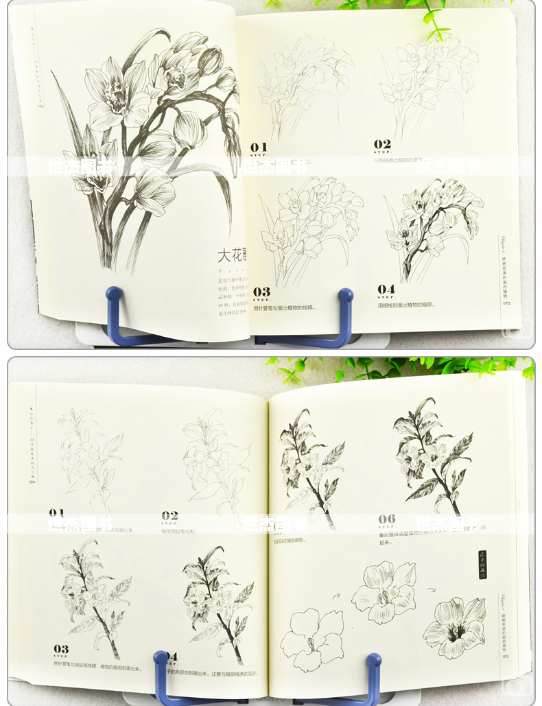 意素描基礎教程鉛筆畫入門教材工筆畫技法美術手繪塗色成人減壓書人郵