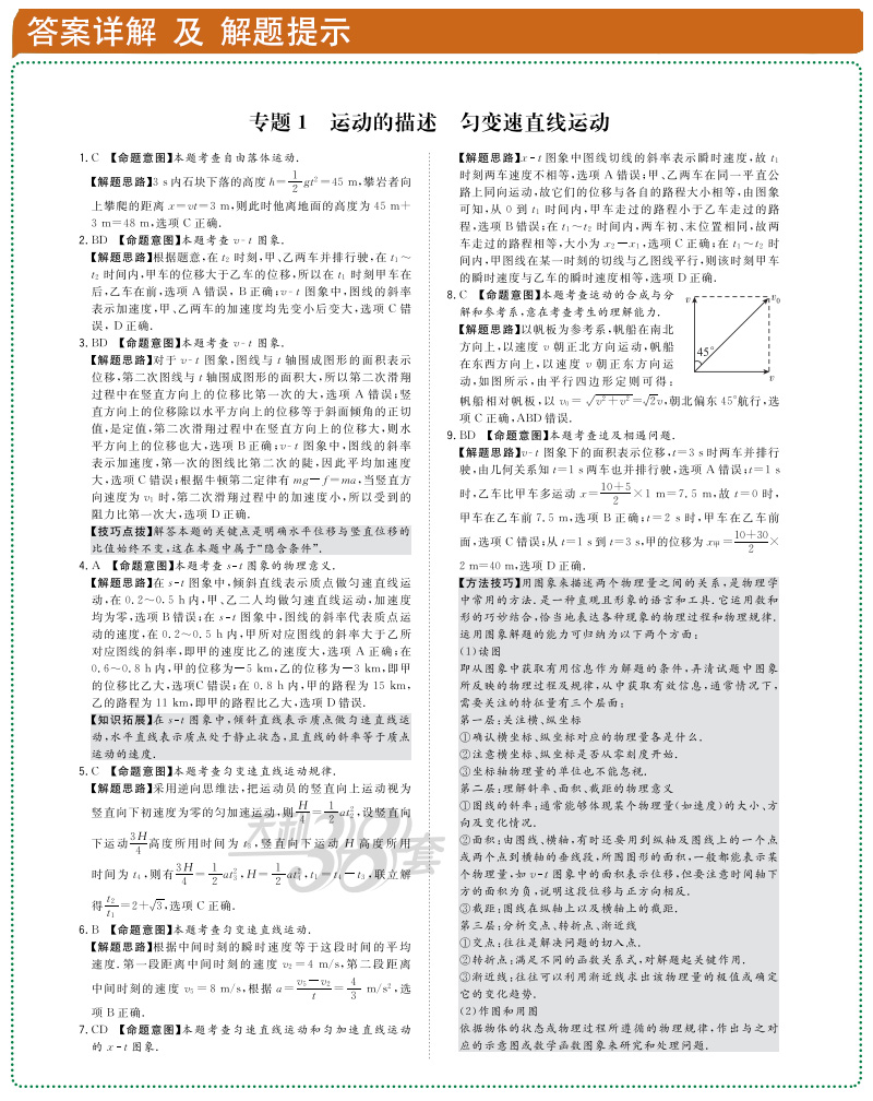 2020天利38套2015-2019全国各省市高考真题专题训练 物理 高考物理总复习专项训练测试卷高三3高考研究 全国123卷甲乙丙卷通用资料