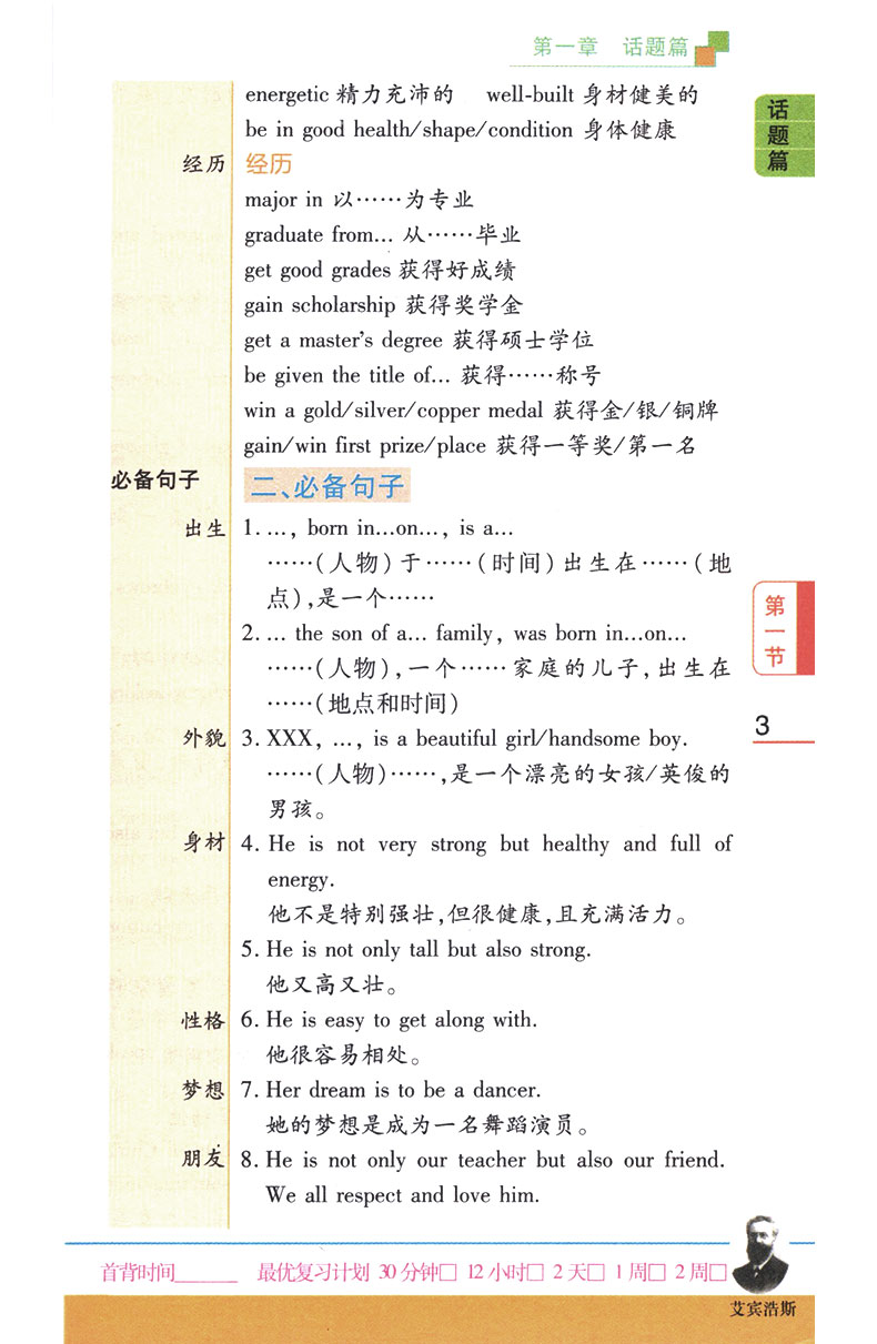 加分宝高中英语作文模板 全国版 高一二三年级高中英语作文模板 总复习汇总 高中英语作文模板复习知识大全辅导资料口袋书