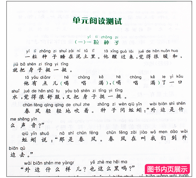 多省包邮 2019春语文同步拓展阅读与训练 二年级下册/2年级下册 语文 人教版 同步课本课内外阅读理解与写作专项训练习题册教辅书