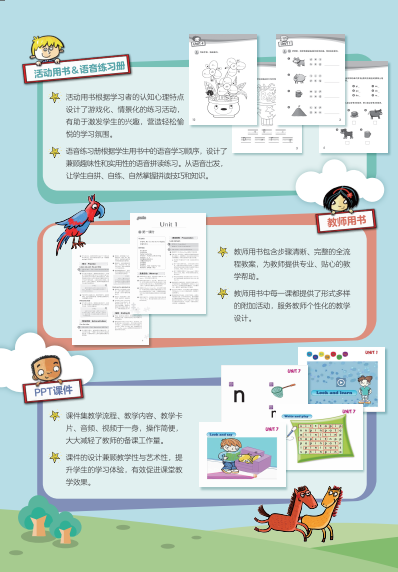 外研社·拼读乐园(儿童版)学生包 Phonics Wonderland Pupil’s Pack 2A 儿童英语入门启蒙教材英文分级阅读有声读物绘本亲子英文书