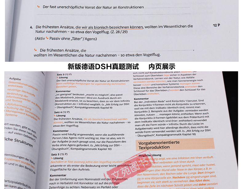 正版包邮 同济大学出版 新版德语DSH真题测试 根据德语大学入学德语水平考试编写 德语考试真题书籍 标准德语语法词汇训练德语德福
