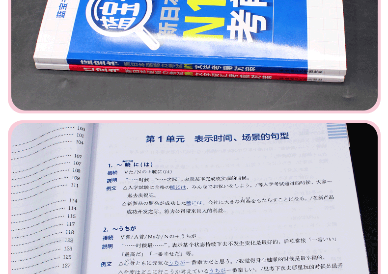 正版包邮 华东理工红宝书+蓝宝书n1新日本语能力考试N1文法考前对策+N1文字词汇考前对策2本套 日语考试一级用书日语单词词汇语法