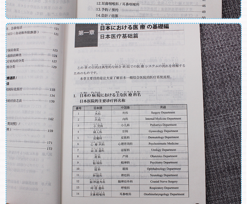 实用医疗日语 医学日常用语中日语对照翻译日本医疗体系保险制度健康服务护理词汇常用例句正版实用日语生活常用语 华东理工大学