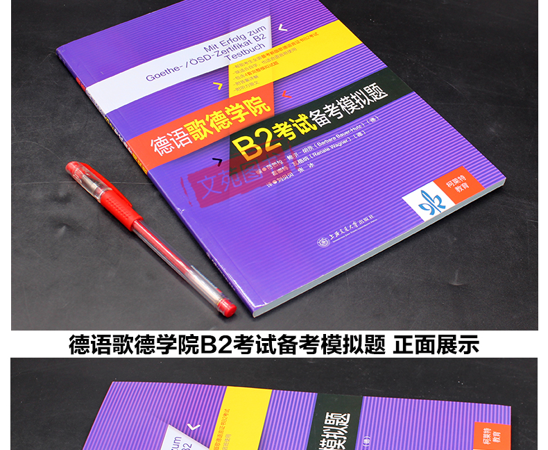 正版预售 德语歌德学院B2考试备考模拟题 歌德语言证书B2考试用书 可搭德国出国考试 德语歌德学院b2考试备考攻略 歌德学院A1a1