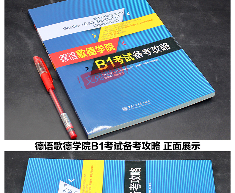 正版  德语歌德学院 B1考试备考攻略 备考歌德语言证书B1考试 德语考试自学 剖析B1考试各部分题型、测试要点、解题步骤及技巧