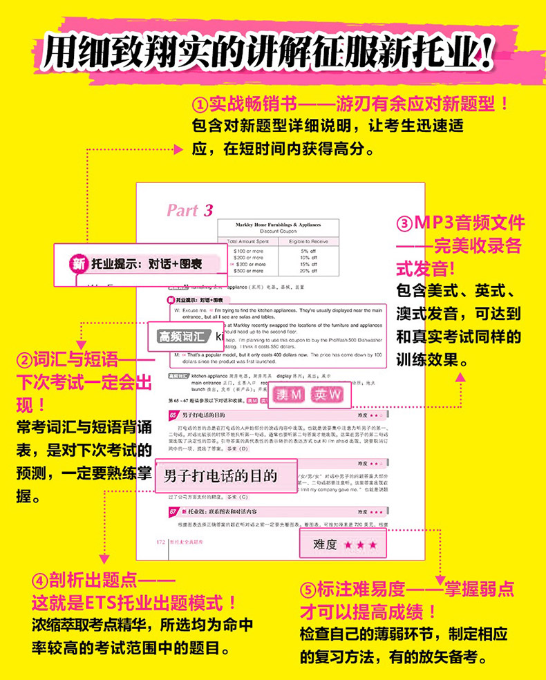 正版 机工 新托业全真题库 托业英语考试书籍2018新托业全真题库 新托业托业考试托业真题可搭托业考试官方指南 托业英语