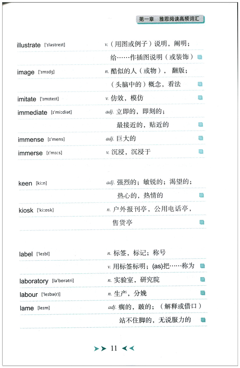 【附赠光盘】刘薇雅思阅读高分词汇 雅思阅读题库 IELTS阅读考试辅导用书 雅思阅读考点词真题 剑桥真题核心词汇