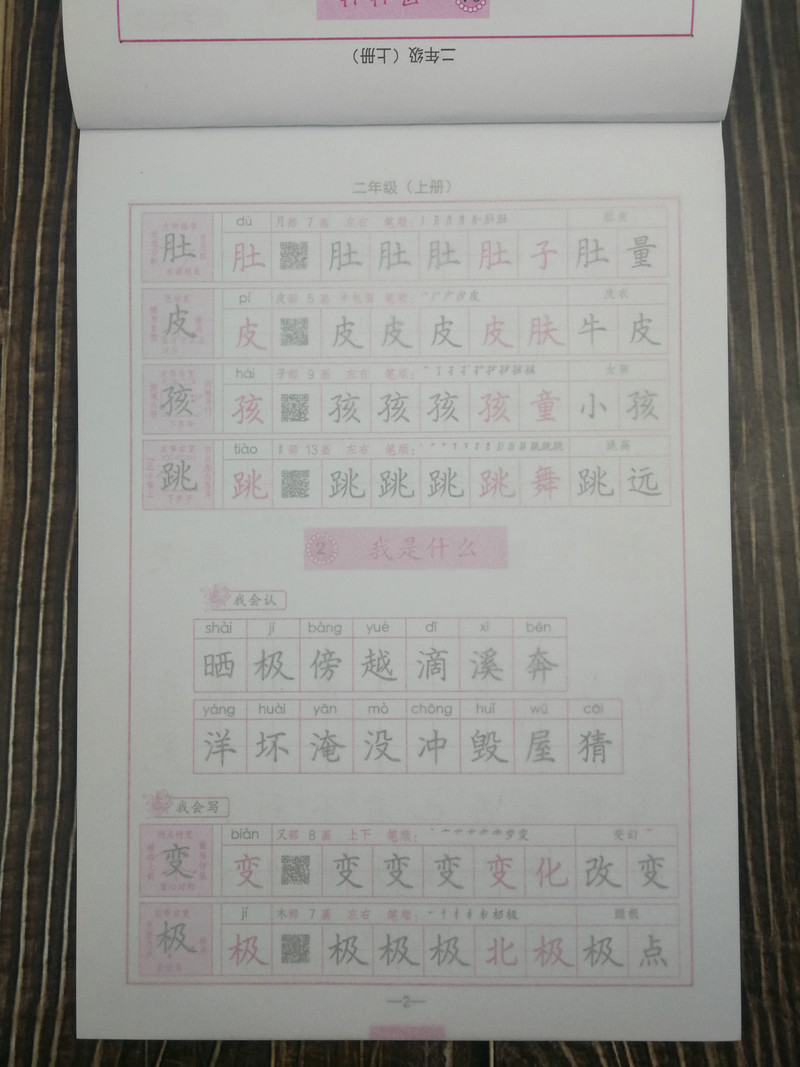 包邮2020秋司马彦小学生语文练字帖二年级上册含蒙纸 同步课文人教版2年级上写字好老师字帖同步字帖小学语文书法习字册写字课课练