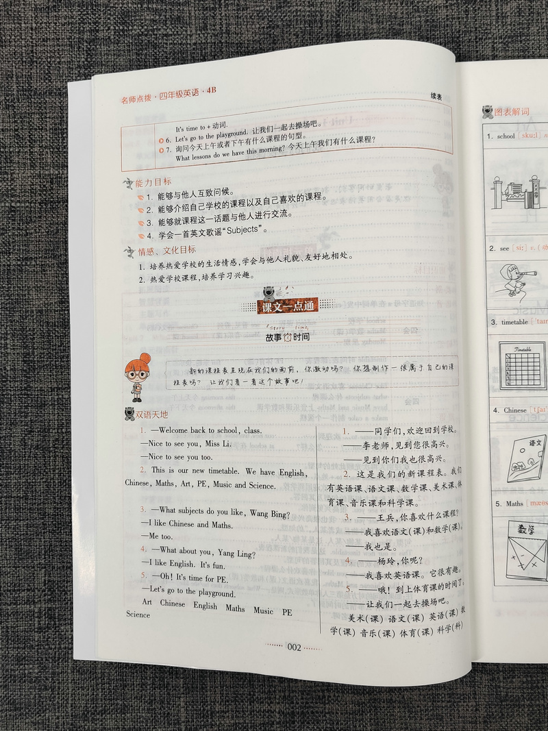 现货2020春新版名师点拨课课通教材全解析小学英语四年级下4年级下册苏教版译林版教材全解课堂讲解训练辅导书江苏凤凰美术出版社