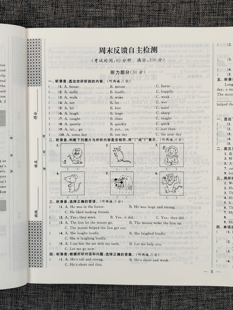 现货2020春亮点给力周末优化设计大试卷小学英语六年级下册6年级下江苏版苏教版同步测试卷训练单元期中期末考试卷练习重难点解析