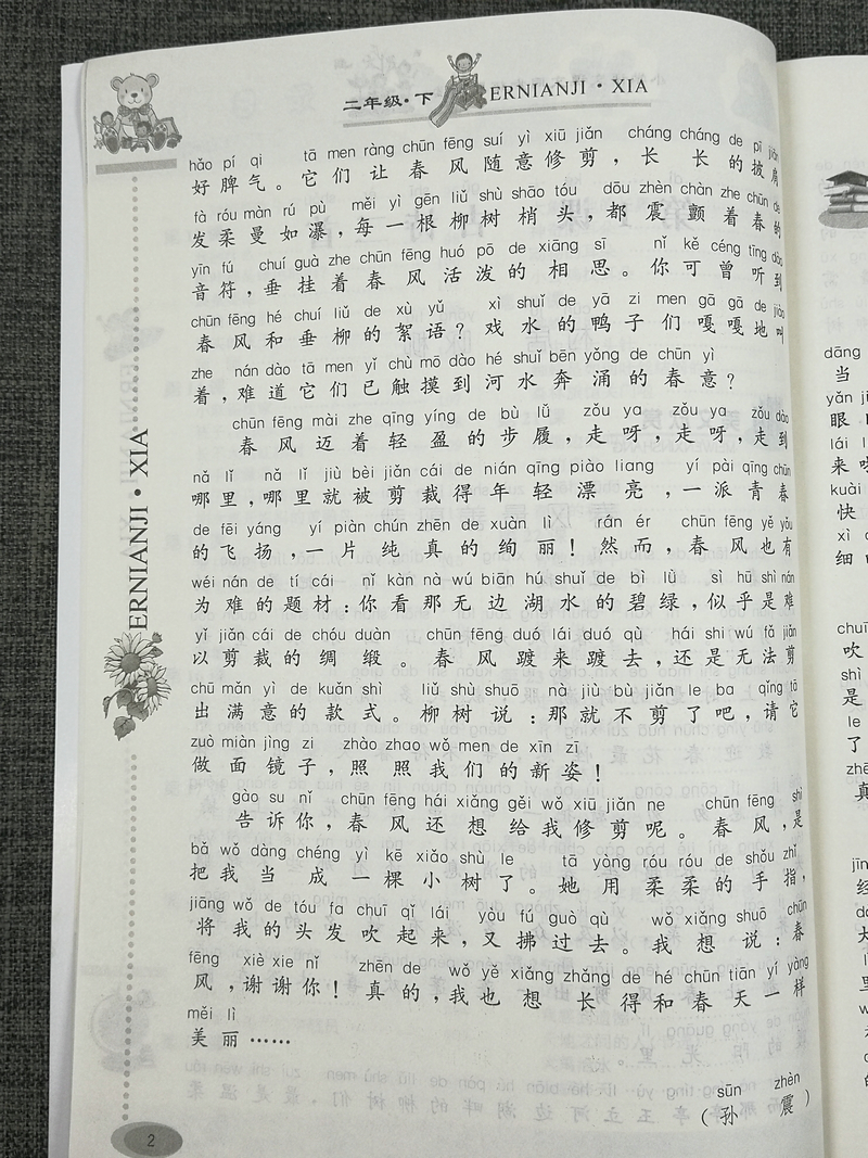 正版2020春小学语文课文同步拓展阅读2年级下二年级下册人教版全国人教部编版小学生配套教材教辅书籍专项突破强化辅导书