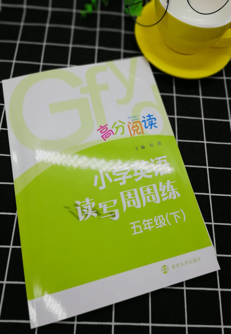 全套2本2019春新版高分阅读小学语文+英语读写周周练五年级下册5年级下南大教辅版同步拓展强化组合训练小学生阅读理解课外阅读书