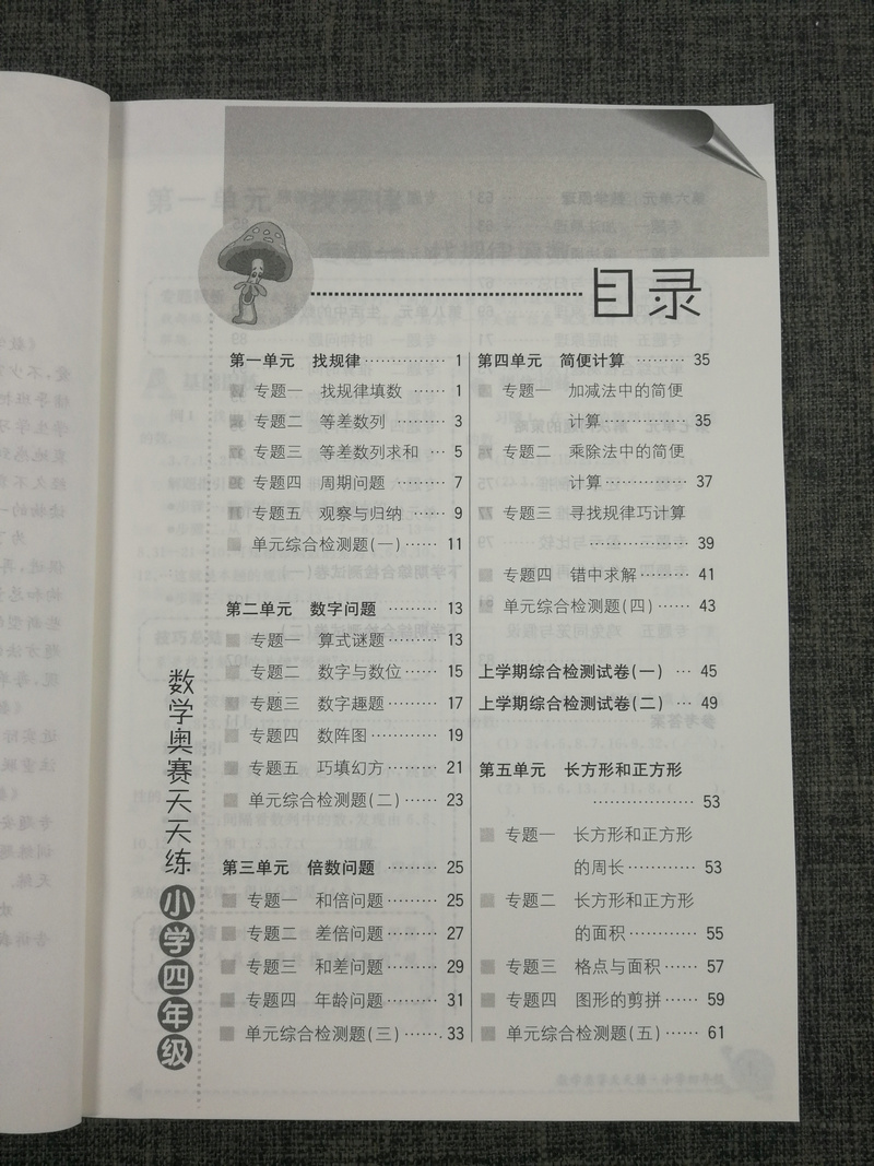 南大教辅 数学奥赛天天练第五版小学4年级四年级通用版徐彪奥赛教材专题精析技巧总巩固训练小学奥数练习题人教苏教北师全国通用版
