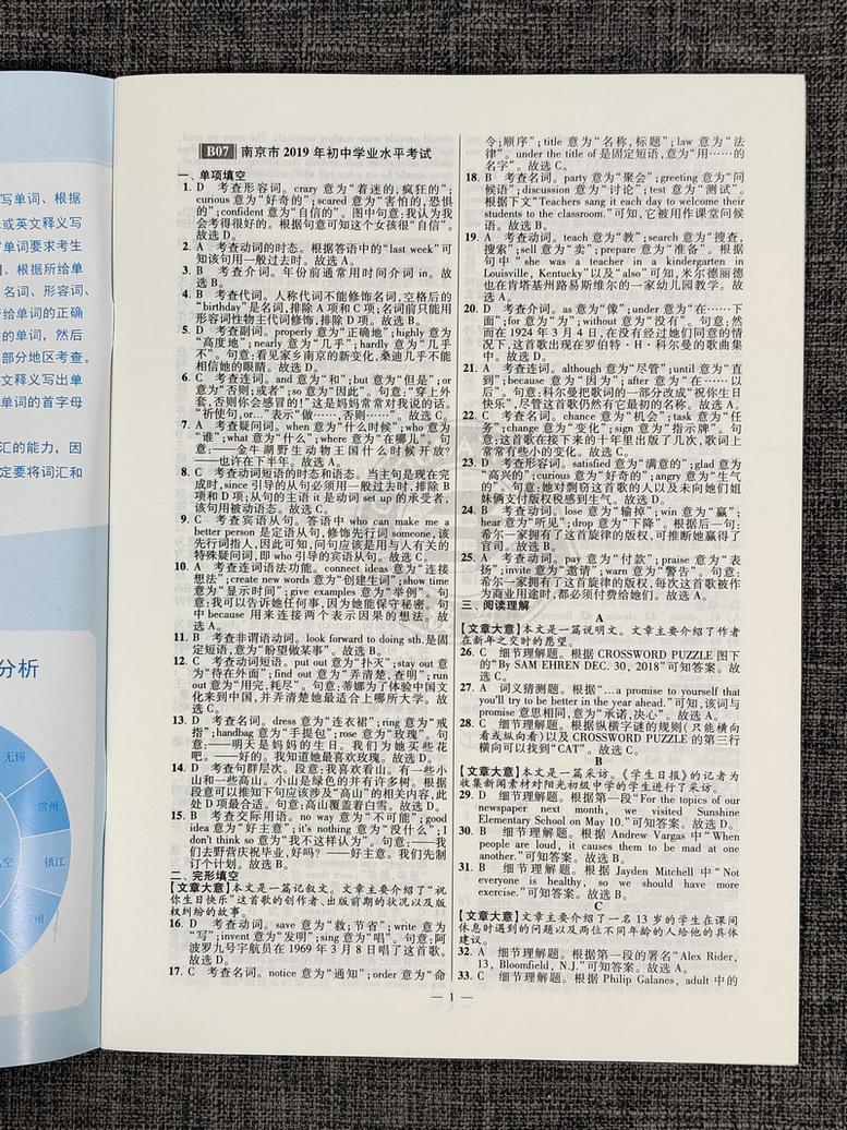 2020版恩波教育江苏13大市中考试卷与标准模拟优化38套英语小题狂做2019真题历年真题分类卷训练模拟卷测试卷专题强化提优练习卷子