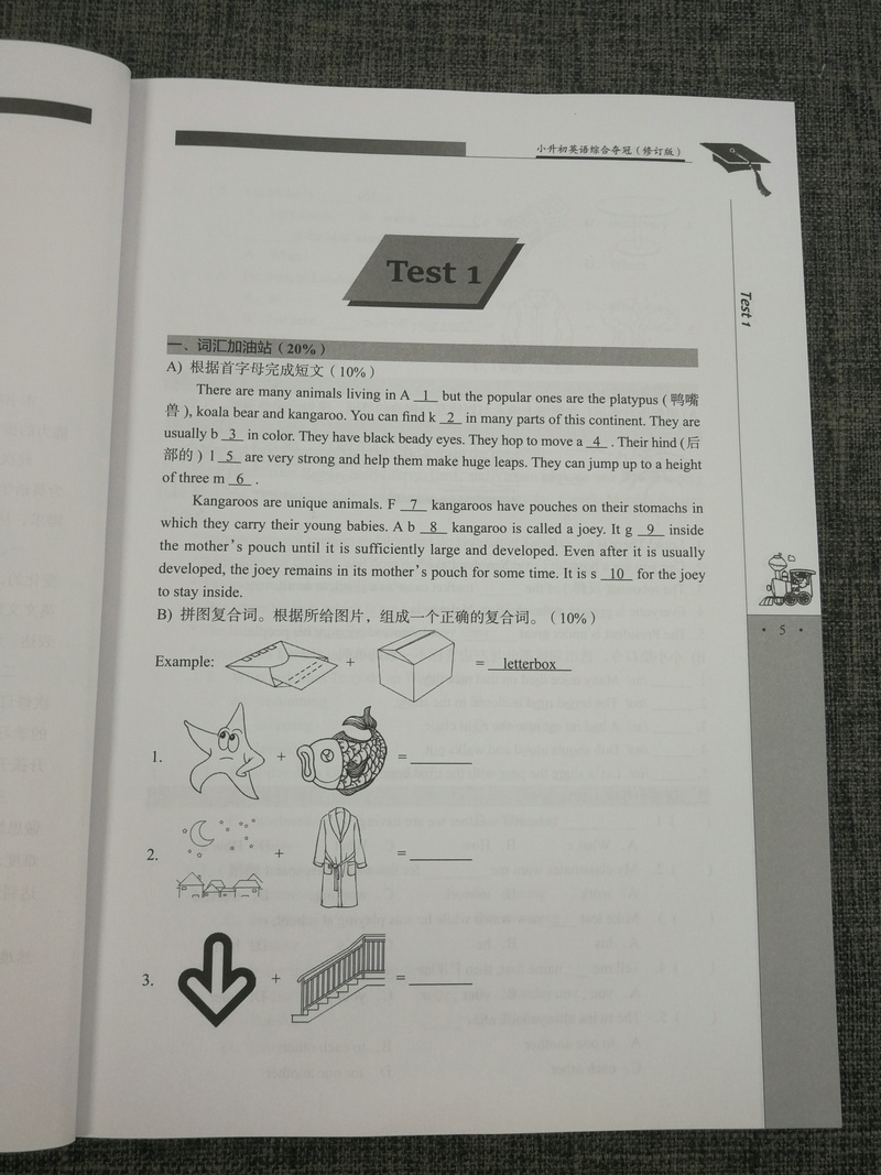 2020新版小升初英语综合夺冠 葛新飞 词汇短语句型阅读理解完形填空综合训练冲刺外语学校辅导含参考答案江苏凤凰科学技术出版社