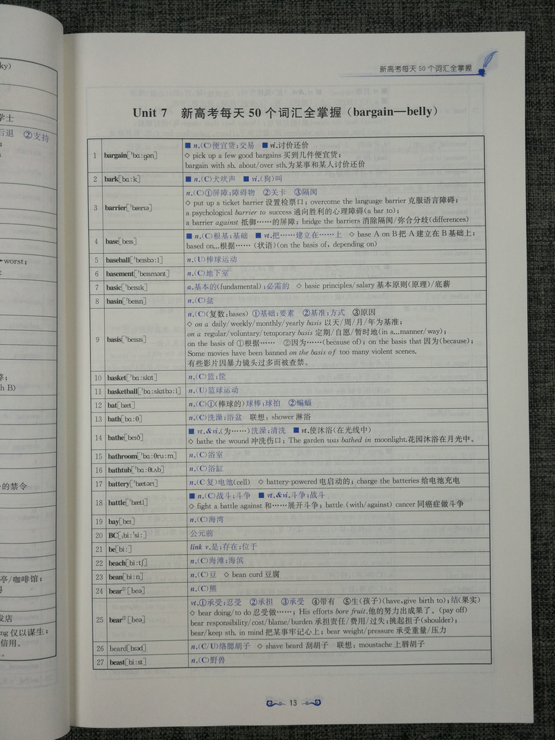 2020新版高中英语新课标考纲词汇3500+全国版全国通用高一至高三高考英语词汇掌握收录考纲词汇注重词块搭配 南京出版社诚康文化