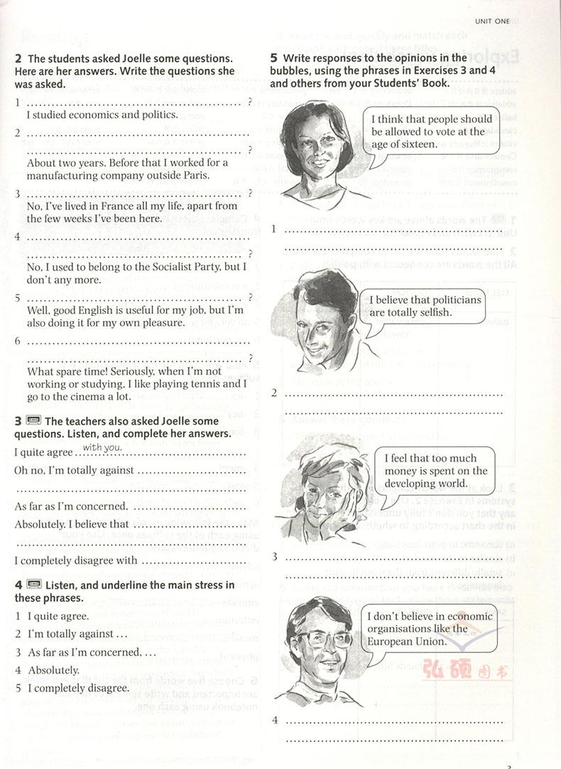 朗文 展望未来英语教程4 练习册Look ahead.teachers book 第4册 外语学习 上海教育出版社