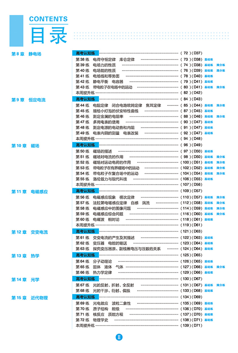 2021版新高考小题练透高考物理总复习 理科高考考点题型训练高中物理小题狂练高考 理想树67高考自主复习 高三高3物理总复习练习册