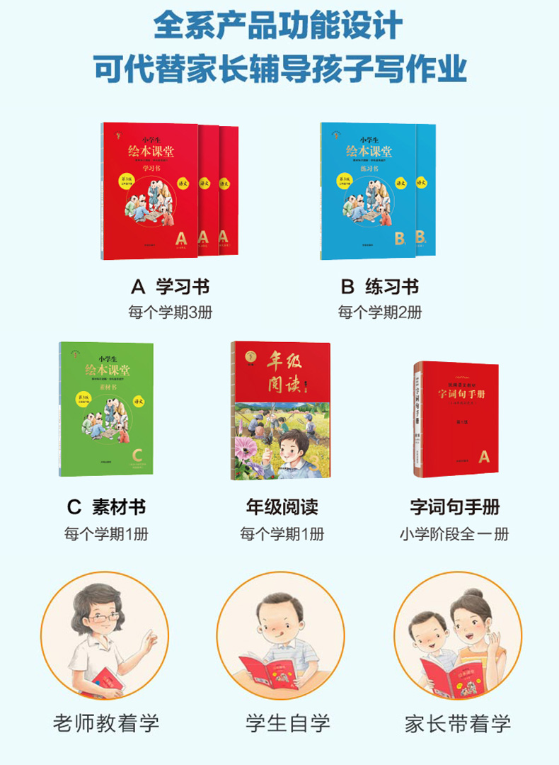 2020新版小学生绘本课堂三年级下册同步训练练习书语文部编版辅导资料3年级下课本教材同步练习册一课一练随堂练开明出版社