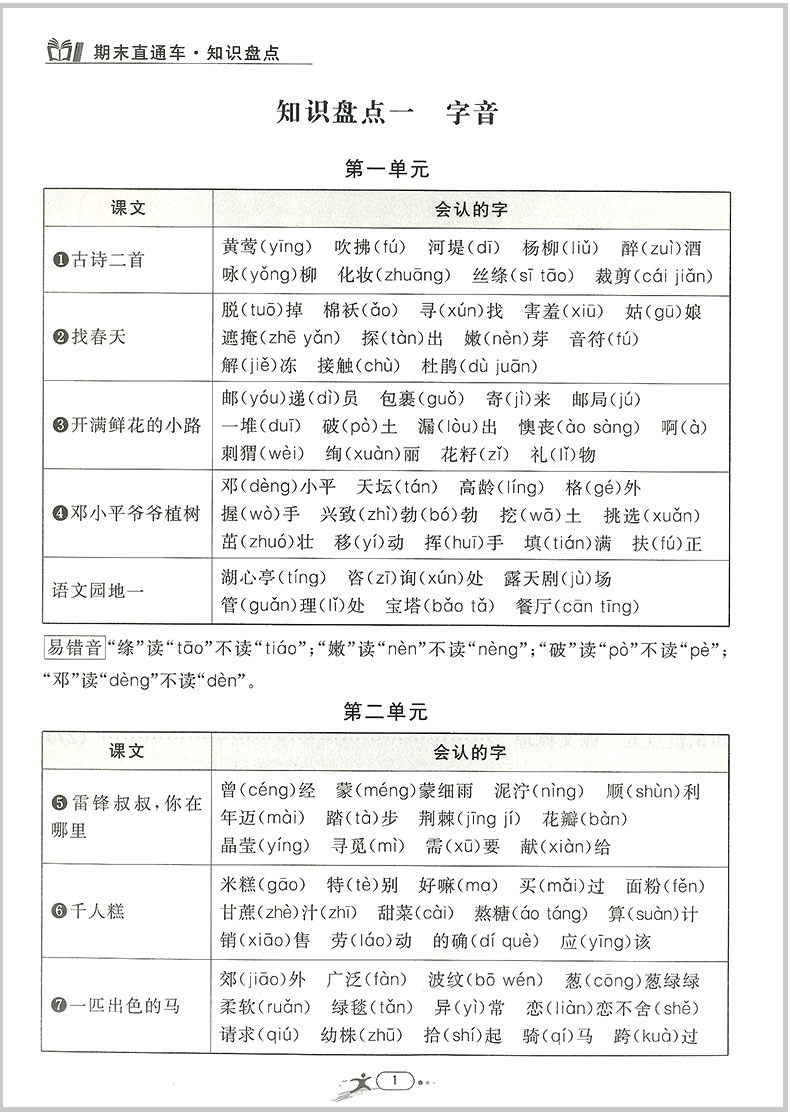 2020春开源图书 期末直通车 二年级/2年级下册 语文+数学 人教版 2本 小学同步练习册各地期末试卷模拟测试题作业本总复习资料