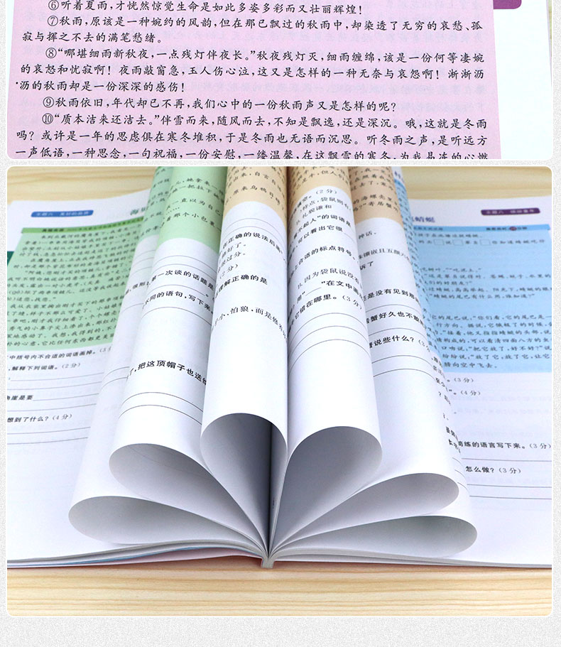 2020新版 阳光同学 百校名师推荐阅读真题80篇六年级 彩虹版小学6年级上册下册语文阅读理解专项训练书同步练习阶梯阅读资料辅导书