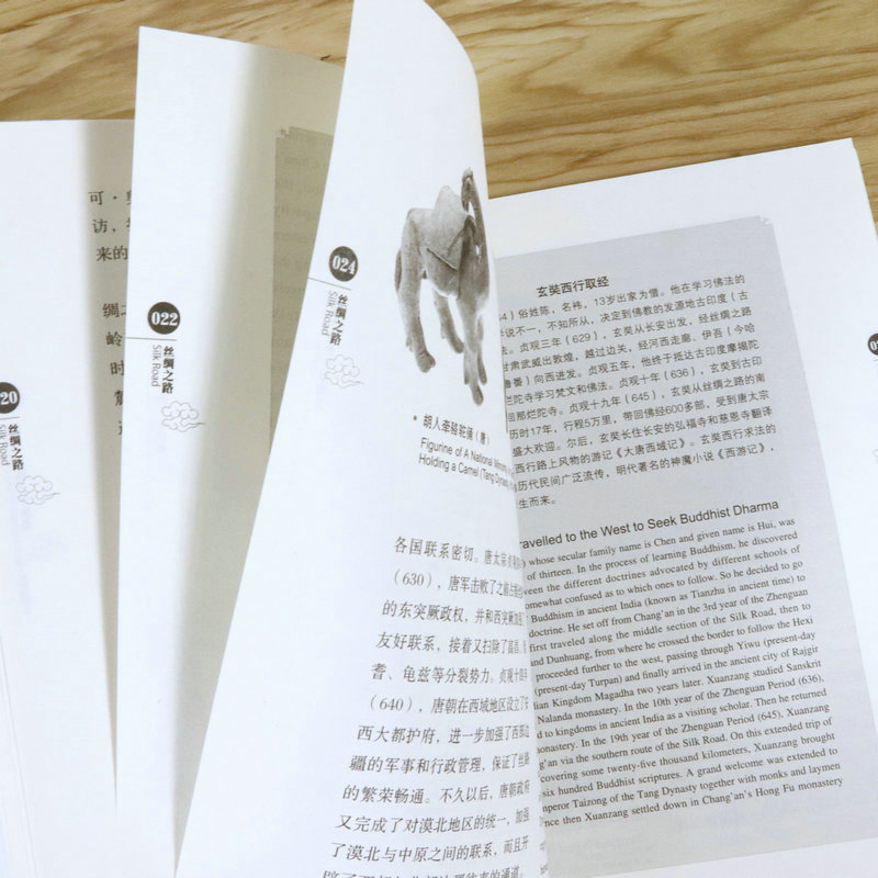丝绸之路（汉英对照）（名胜古迹篇）中国红在丝绸之路沿途历史遗址中看透一部全新的世界史书籍