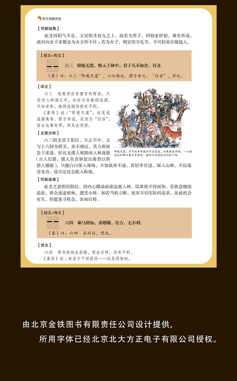 彩图注解【易经】一看就懂 简单易学 彩图精装周易全书正版彩绘全注全译全解诠释图解易经入门中国国学