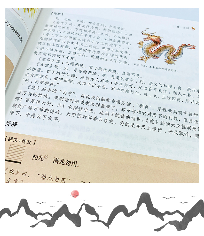 彩图注解【易经】一看就懂 简单易学 彩图精装周易全书正版彩绘全注全译全解诠释图解易经入门中国国学