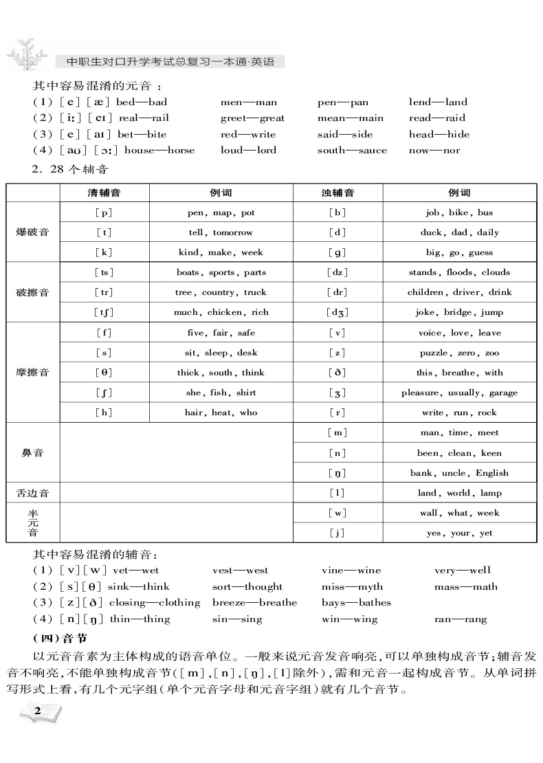 官方库课 2021年版新大纲中职生对口升学考试总复习一本通语数英三选一辅导教材资料河南河北山东北京浙江安徽福建湖北南全国版