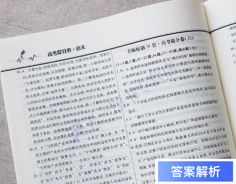 2020新版天一高考提分卷语文名师原创16套全国卷高考模拟试卷汇编高中高二高三总复习资料新课标金考卷高考语文冲刺模拟卷备考2020