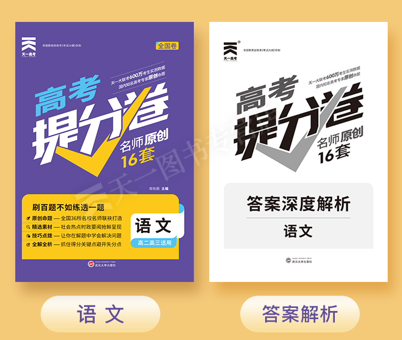 2020新版天一高考提分卷语文名师原创16套全国卷高考模拟试卷汇编高中高二高三总复习资料新课标金考卷高考语文冲刺模拟卷备考2020