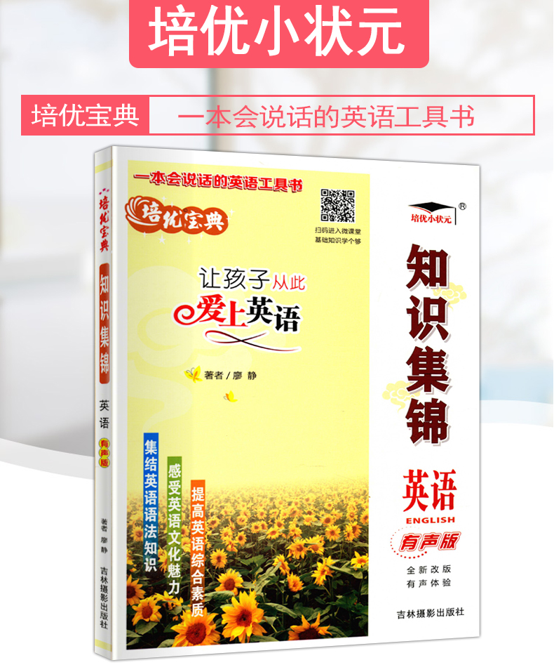 培优宝典知识集锦英语有声版 小学英语语法知识重点词汇句型小升初考试辅导教材英语美文鉴赏趣味知识作文范文精选考试复习资料