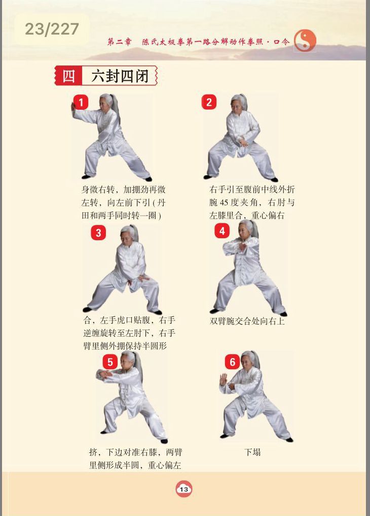 口令 太極拳譜套路 中國太極拳實用氣功 武術武功運動健身格鬥拳法