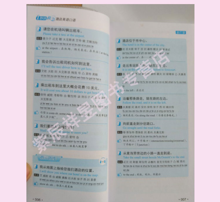一秒钟救急/酒店英语口语酒店服务英语专业英语前台服务酒店口语