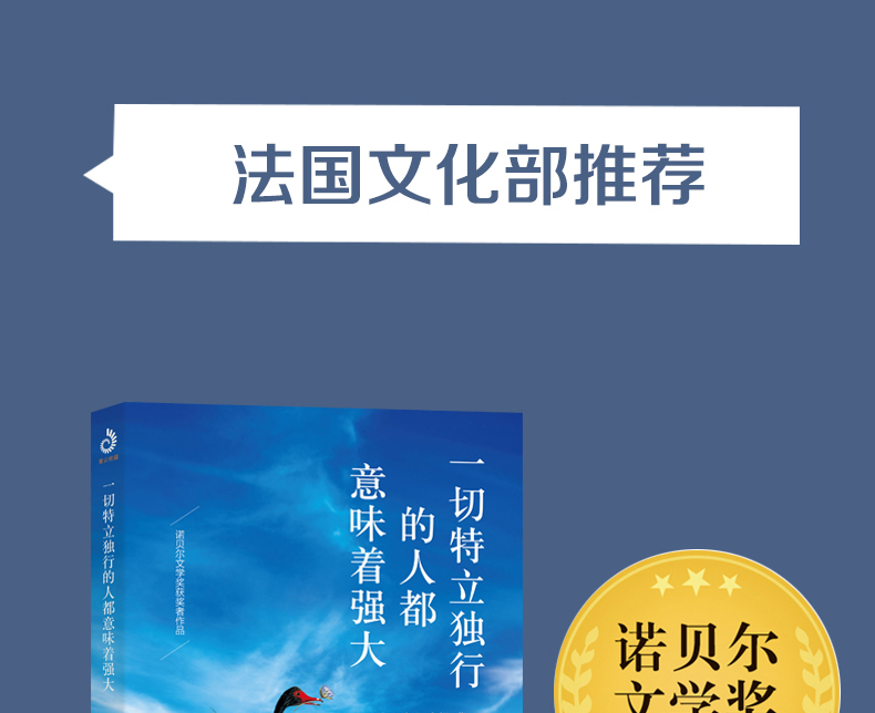 一切特立独行的人都意味着强大 心灵哲学 照见人类良知的种种问题 世界范围内50年不衰退经典文学 法国经典心灵修养畅销书籍0821