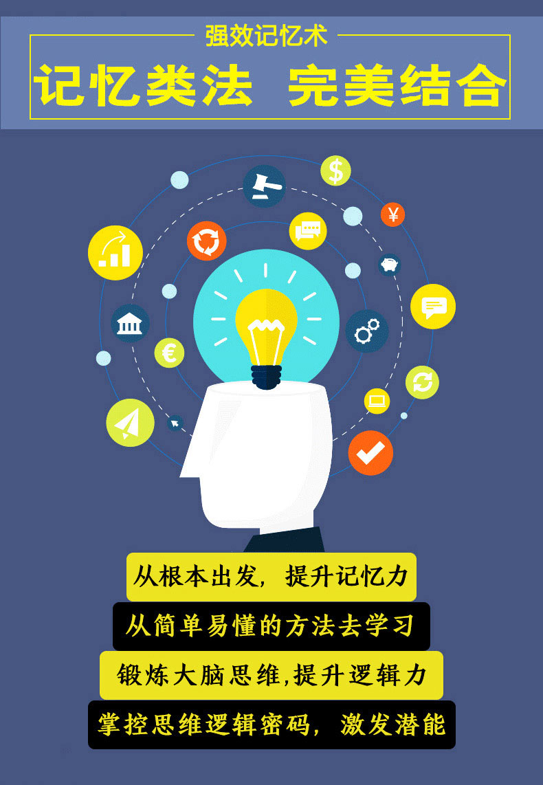 9册 思维导图逆转思维逻辑说服力思维风暴墨菲定律九型人格 小学初中高中成人逻辑 提升记忆简单的逻辑学入门基础训练书籍 1119